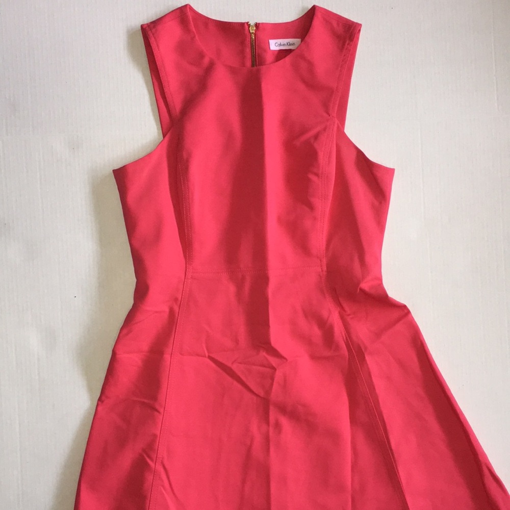 Calvin Klein Sleeveless Fit & Flare Dress – Size 10